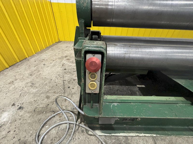 12&#039; X 1/4&quot; ROUNDO MODEL #PS-205 DOUBLE PINCH HYDRAULIC 3 ROLL PLATE ROLL: STOCK #23118