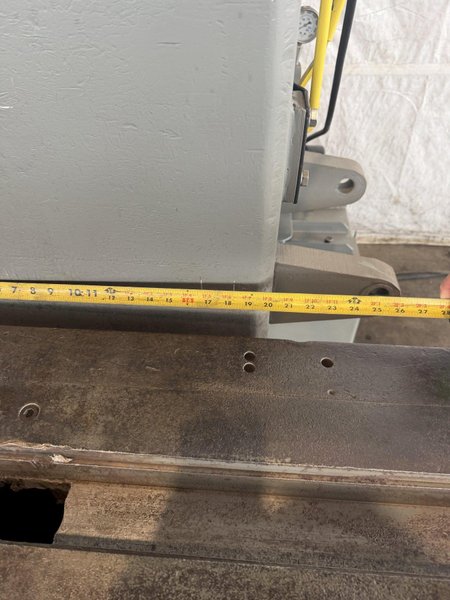 100 TON EITEL C-FRAME HYDRAULIC STRAIGHTENING PRESS. STOCK # 0436326
