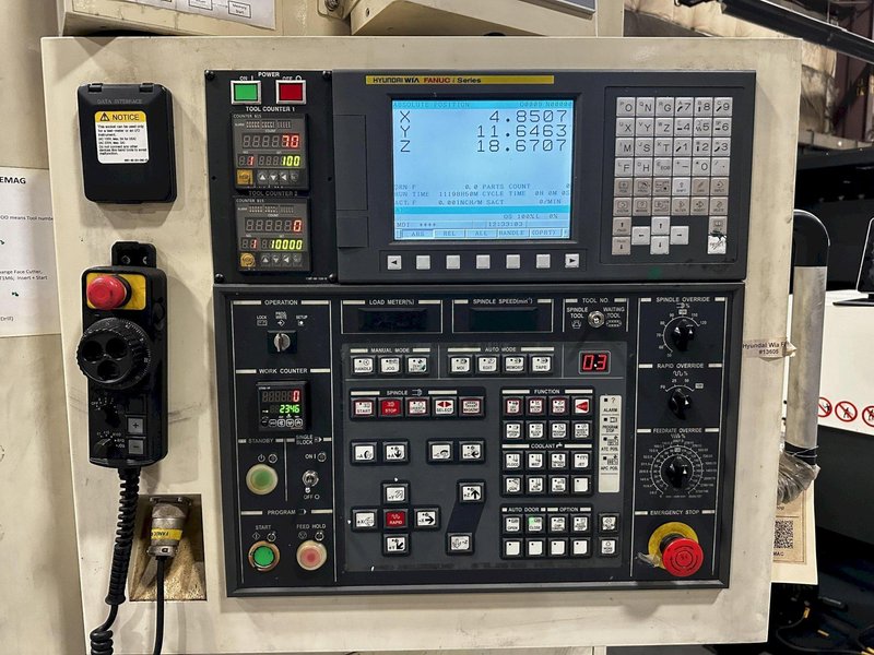 Hyundai Wia F650 CNC Vertical Machining Center For Sale, 2015