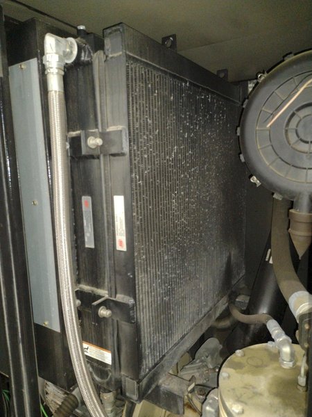 100 HP INGERSOLL-RAND MODEL RS75i-A125 ROTARY SCREW AIR COMPRESSOR W/ AIR DRYER: YOBRO #25976