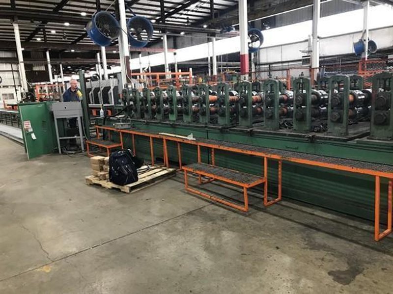 18 STAND X 3.5&quot; X 48&quot; BRADBURY RAFTED ROLLFORMER: STOCK #15189