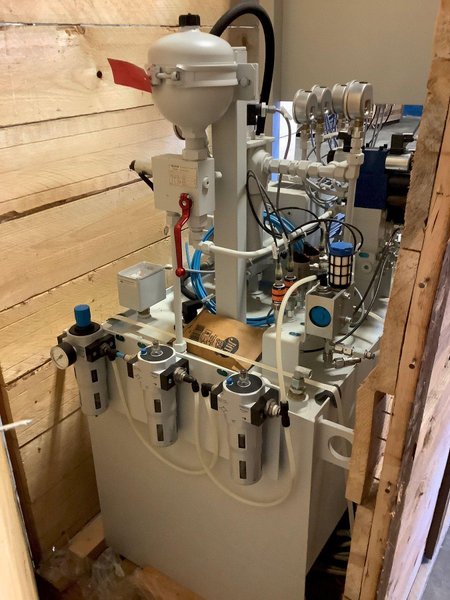 New, 34” Rohm Hydraulic Indexing Chuck with Hydraulic Power Unit