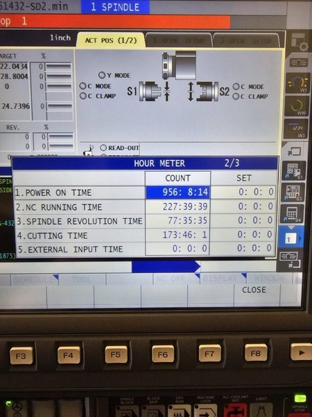 Okuma LB3000EX2-MYW 800 CNC Lathe, 2022 – Very Low Hours