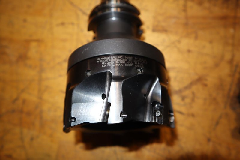 Big Daishowa  BCV40-SM.750-4 3/4" Facemill Tool Holder &amp; Redline RC4SM1500300 CAT40 1-1/2 Shell Mill Holder With 4" Kennametal Shell Mill (M1D400E1408S150L200)- Auction Item