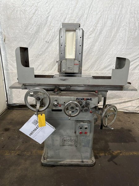6" X 12" COVEL SURFACE GRINDER. STOCK # 0550425