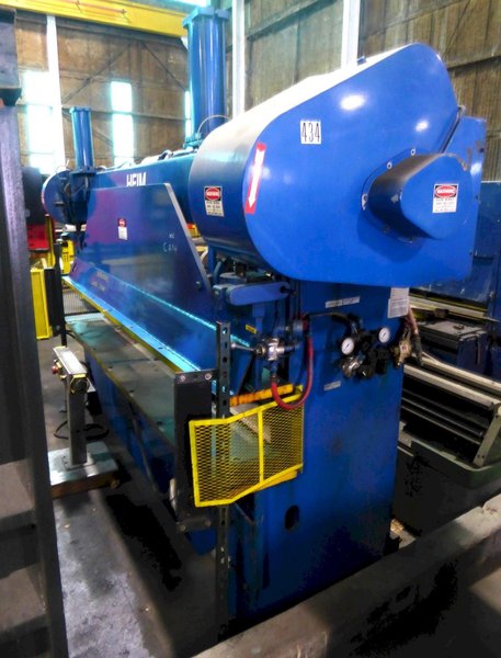 45 Ton Heim Mechanical Press Brake, 14" x 126" Flanged Bed, 3" Stroke, 12" SH, A.C., 1999