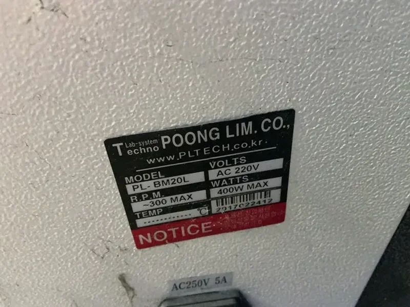 Poong Lim Co Ball Mill - Pl-bm20l