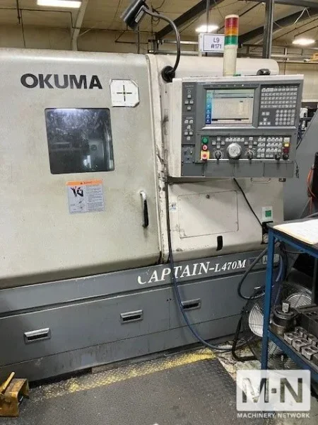 Okuma Captain L470M CNC Lathe, 2005