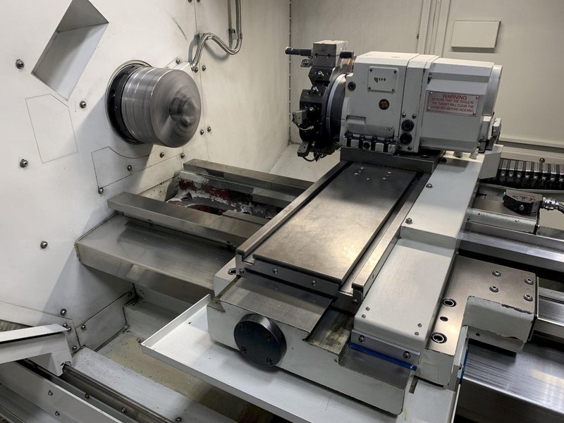Milltronics Model ML16/40 2-Axis CNC Flat Bed Lathe, S/N 1289. Low Hours!