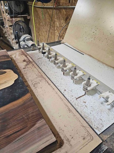 4′ x 8′ Laguna SmartShop M2 CNC Router, 2021 – Masso G3 Control, New Vacuum Pump, Tooling