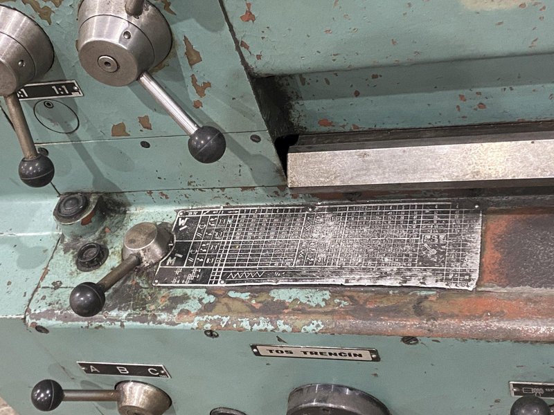 17&quot; X 64&quot;  TOS SIGMA MODEL #SN50B GAP BED ENGINE LATHE, 2-1/8&quot; HOLE: STOCK #19905