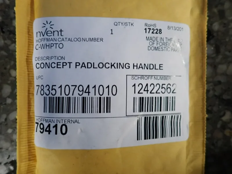 HOFFMAN CONCEPT PADLOCKING HANDLE  -  C-WHPTO