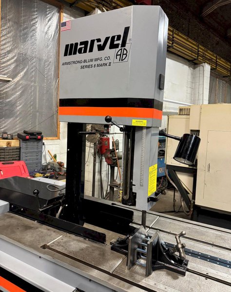 18&quot; x 22&quot; Marvel Series 8 Mark II Tilt Frame Vertical Band Saw , 1&quot; Blade, 2 HP, Reconditioned