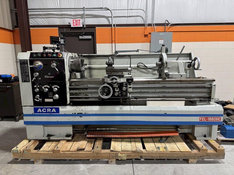 18" x 60" ACRA Model FEL-1860BE Geared Head Engine Lathe