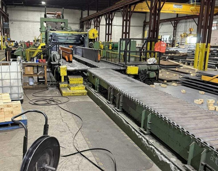 72" x 0.500" x 60,000# Herr Voss Cut To Length Line STOCK# 4397