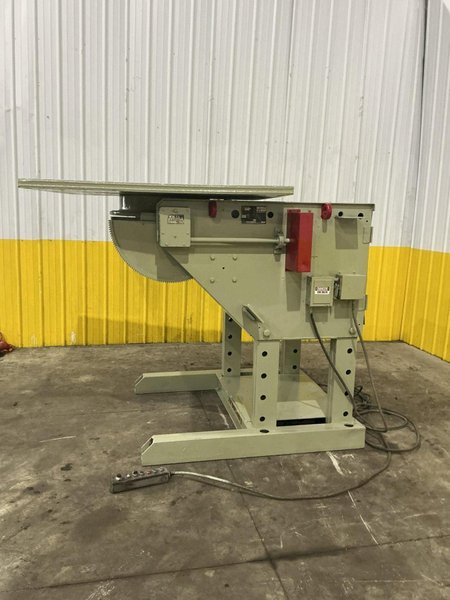 10,000 LBS X 60" ARONSON HD100 HEAVY DUTY WELDING POSITIONER: YOBRO #25141