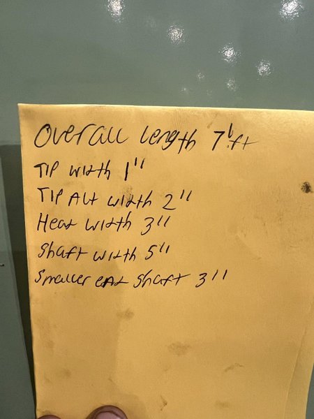 5&quot; DIAMETER X 84&quot; BORING BAR WITH MORSE TAPER: STOCK #20647