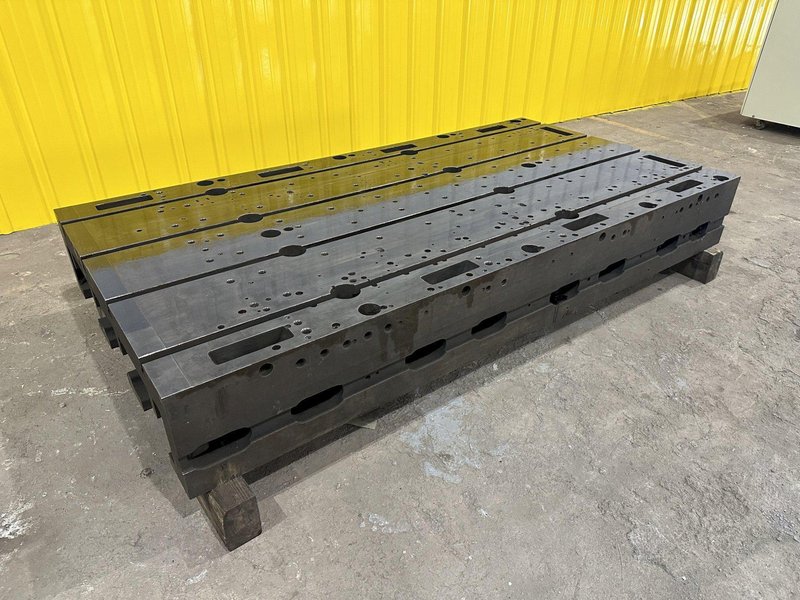 48&quot; X 92&quot; X 12&quot; T-SLOTTED LAYOUT RISER TABLE / FLOOR PLATE: STOCK #19723