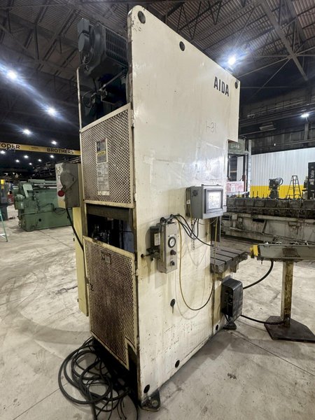 88 TON AIDA MODEL #NC1-80(2) GAP FRAME PRESS, 6.3&quot; STROKE: STOCK #20264