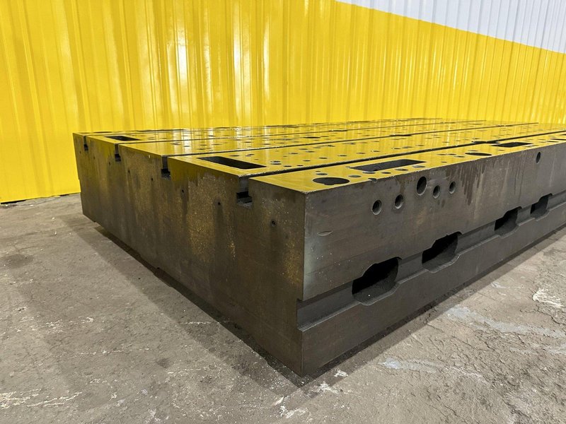 48&quot; X 92&quot; X 12&quot; T-SLOTTED LAYOUT RISER TABLE / FLOOR PLATE: STOCK #19754