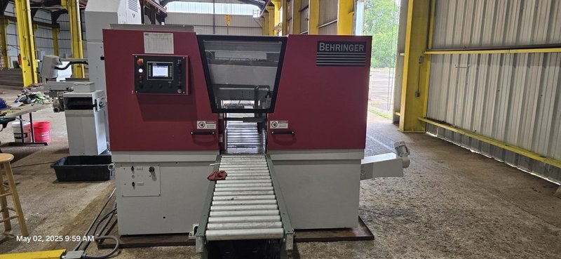 12″ x 10″ Behringer HBE261A Horizontal Automatic Bandsaw, 2022 – Conveyor, Automatic Material Feeding