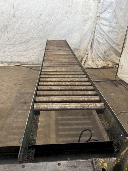 9" X 16" DOALL C-916 HORIZONTAL BANDSAW W/ 10' X 18" CONVEYOR. STOCK # 0112526.