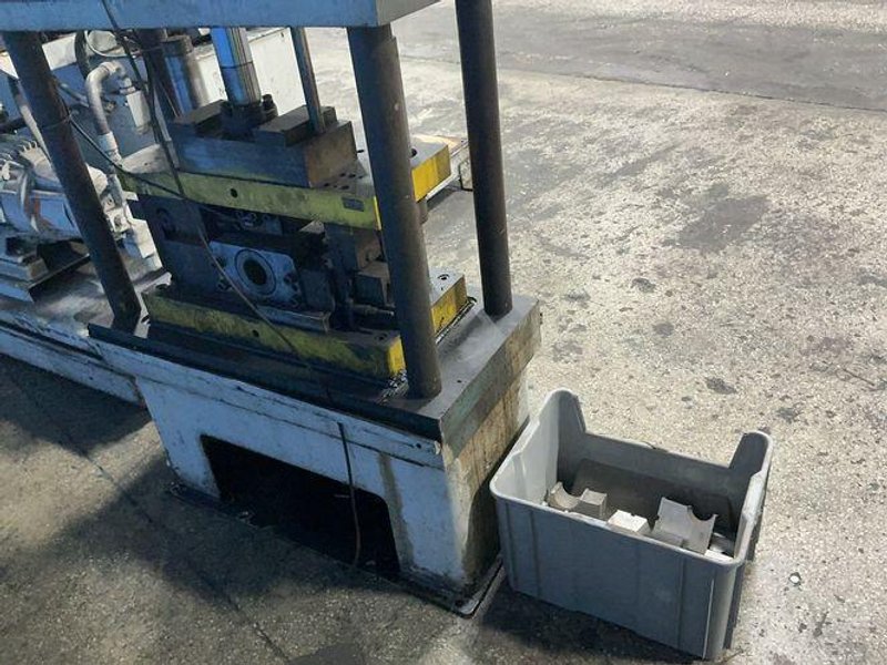 30 HP, 12.5”X27” PRESS HYDRAULIC PRESS WITH HYDRAULIC POWER UNIT