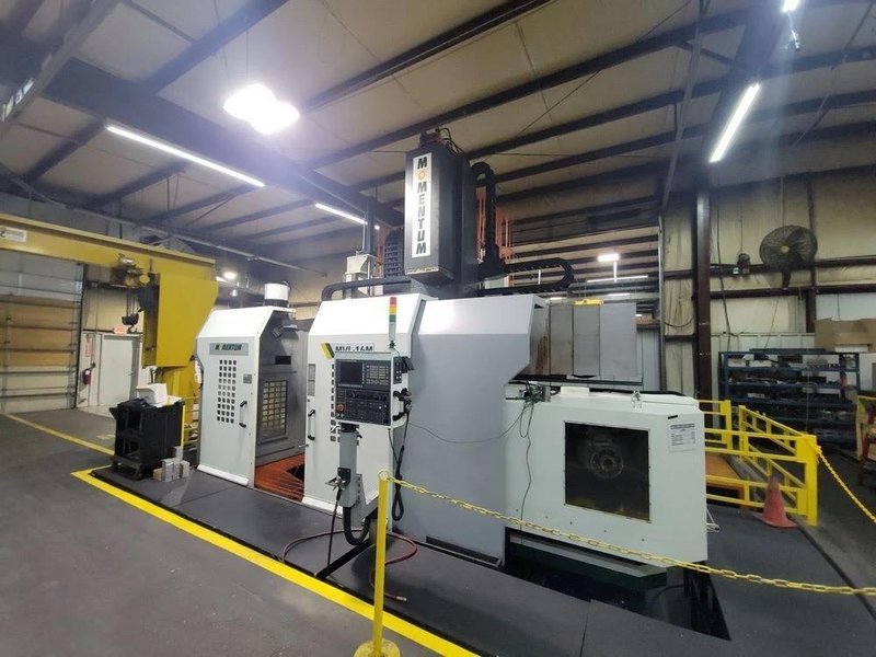 Momentum MVL-16M CNC VTL, 2018 – 78″ Max Turn Dia, Milling Spindle, Right Angle Head