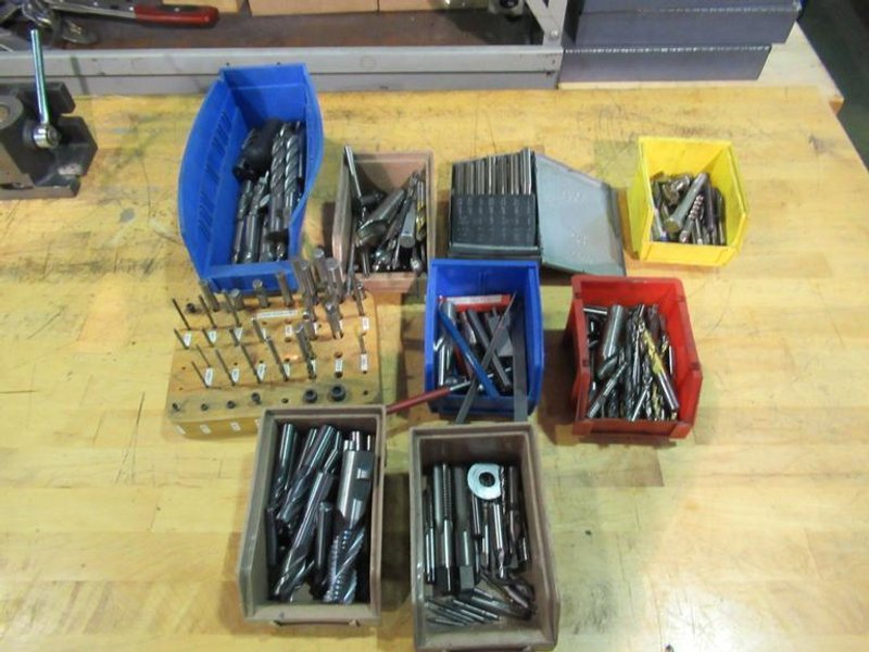 End Mills, Reamers and Taps, Assorted- Auction Item