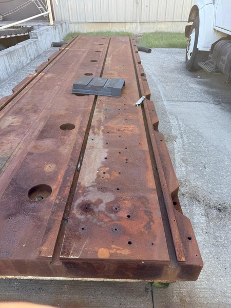 63&quot; X 240&quot; X 6&quot; T-SLOTTED FLOOR PLATE. STOCK # 1002625