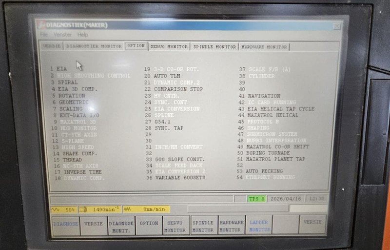 Mazak VTC 200C-II - X: 1660 - Y: 510 - Z: 510 mm CNC