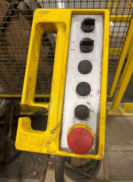 8,000 LB  X 12" ARKU AH3000/2/350/FU-4Q DOUBLE END POWERED COIL REEL/UNCOILER. STOCK # 0644723