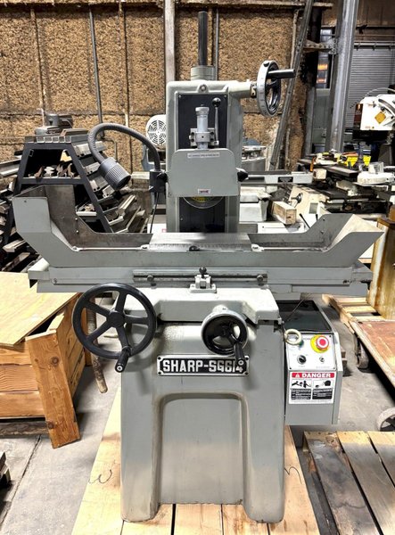 6" x 14" Sharp Surface Grinder SG614, Perm. Chuck, 2 HP, Clean