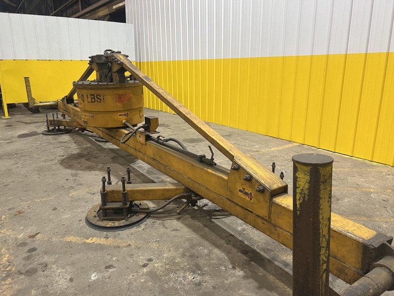 10,000 LBS ANVER 4-PAD VACUUM POWERED SHEET LIFTER: STOCK #20350