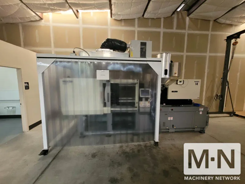 121 TON 3 OZ NISSEI MODEL NEX110-9E INJECTION MOLDING MACHINE MFG 2007
