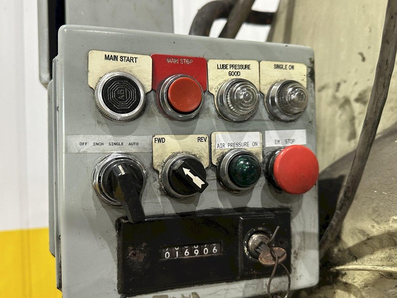 60 TON L&amp;J MODEL #W60 OBI STAMPING PRESS 6" STROKE: STOCK #23648