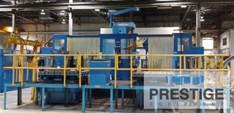 Giddings &amp; Lewis MC70 7&quot; CNC Table Type Horizontal Boring Mill