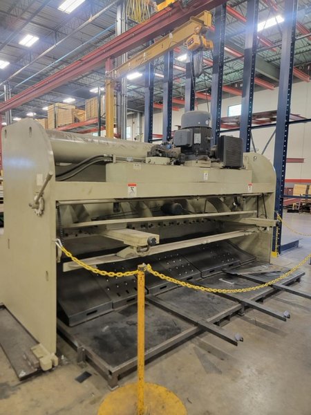 3/8″ X 12′ Accurshear 637512  Hydraulic Shear, Sheet supports, Light Usage, 2014