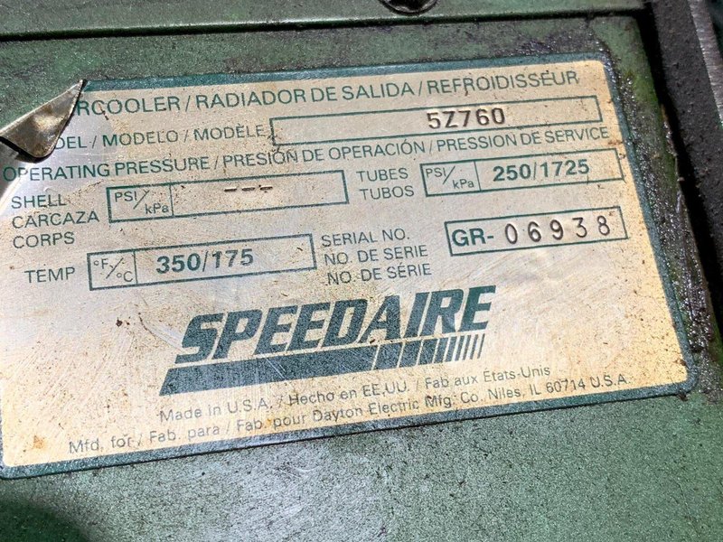 Speedaire Air Cooler