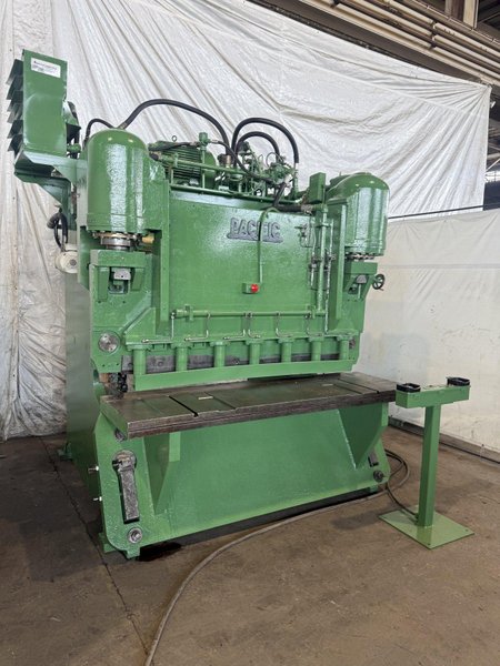 6' X 3/4" PACIFIC HYDRAULIC PLATE SHEAR. STOCK # 0665625