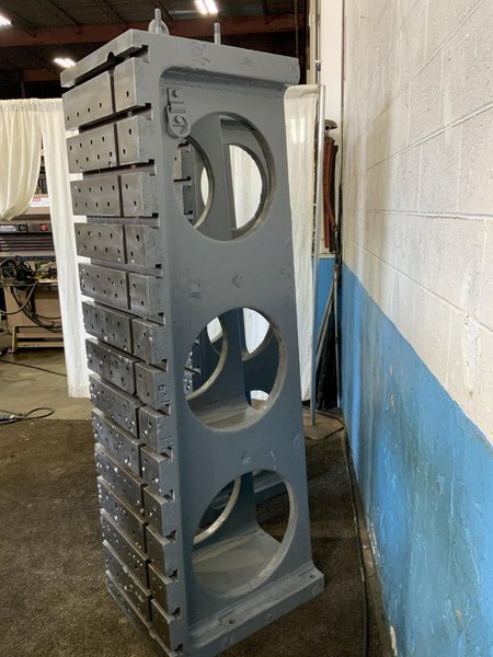 1 SET OF 24" X 28" X 84" T SLOTTED ANGLE PLATE: STOCK #80866