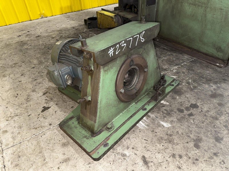 4 STATION X 20 HP -72&quot; X 40&quot; BRONCO SHOT BLAST ROTARY TABLE PART BLASTIN MACHINE: STOCK #23778