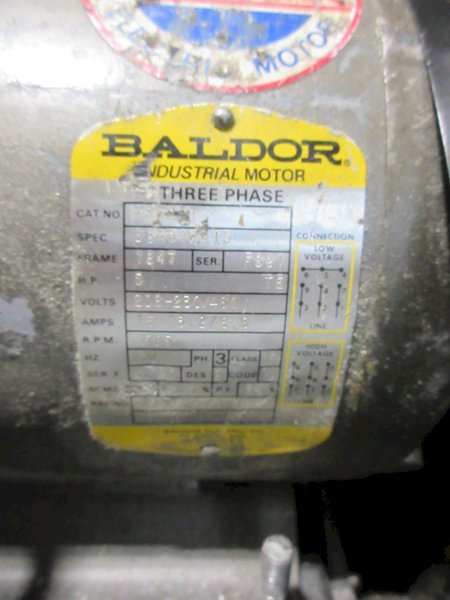 Polymer Systems 68SPL Plastic Grinder, 5" x 8" Cutting Chamber- Auction Item