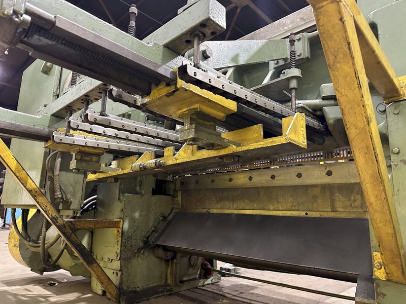 4' x 3/16" WYSONG MODEL #748 MECHANICAL POWER SHEAR: STOCK #19041
