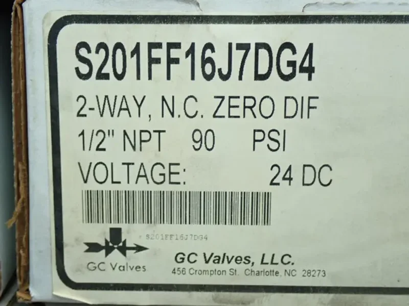 GC VALVES PILOTED SOLENOID VALVE, 15PCS  -  S201FF16J7DG4
