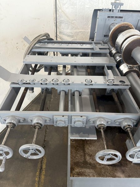 15 STAND X 3&quot; ARBOR X 42&quot; PEARSON SHADOW PANEL ROLLFORMER. STOCK # 0732922