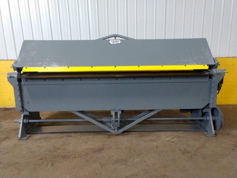 10' X 10 GAUGE DREIS &amp; KRUMP CHICAGO D&amp;K MODEL 204 POWERED APRON BRAKE: STOCK #14637