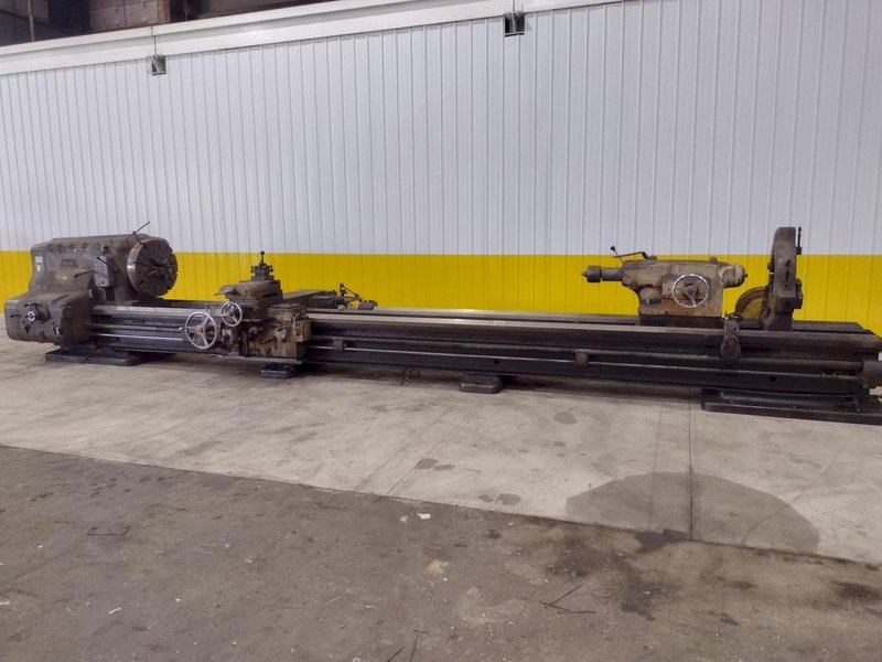 40&quot; X 252&quot; (21&#039;) AMERICAN PACEMAKER ENGINE LATHE, 2.75&quot; HOLE: STOCK #20836