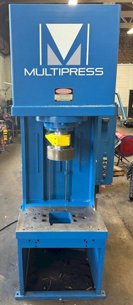 75 Ton Multipress Gap Frame Hydraulic Press, 15&quot; Str., 30&quot; DL, 20&quot; x 34&quot; Bed, 30 HP