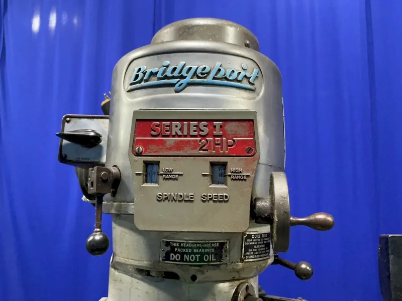 BRIDGEPORT 9”X42” VERTICAL MILL  -  SERIES I